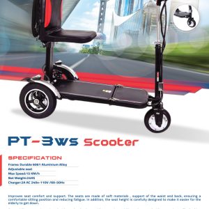 pt-3ws scooter sepc sheet